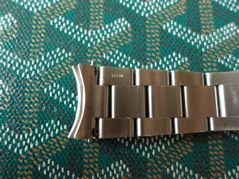 rolex bracelet end link chart|rolex bracelet end links.